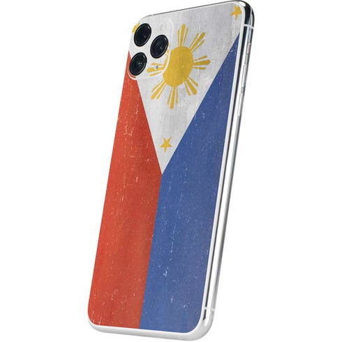 Philippines Flag Distressed iPhone 11 Pro Max Skin